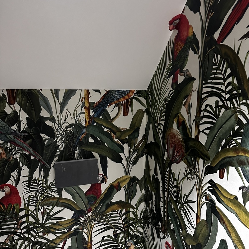 Expert luxury wallpaper hanging and professional lining paper application in NW London