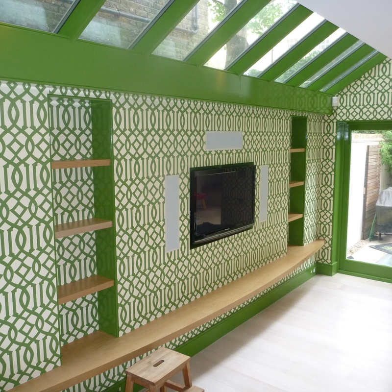 Expert luxury wallpaper hanging and professional lining paper application in NW London
