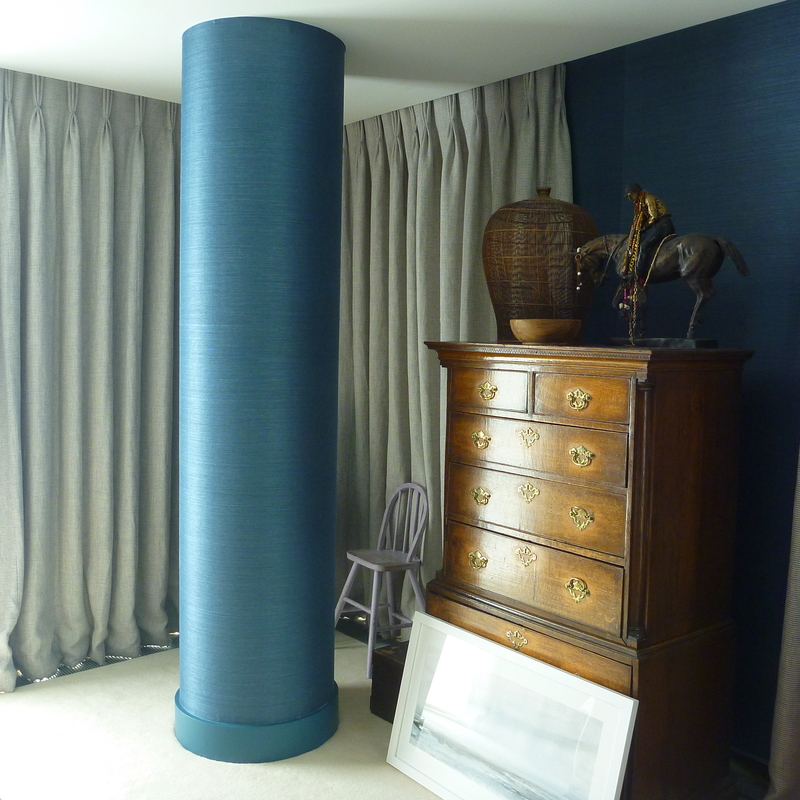 Expert luxury wallpaper hanging and professional lining paper application in NW London.