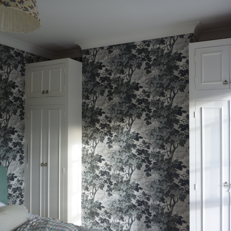 Expert luxury wallpaper hanging and professional lining paper application in NW London