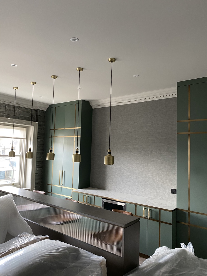 Expert luxury wallpaper hanging and professional lining paper application in NW London