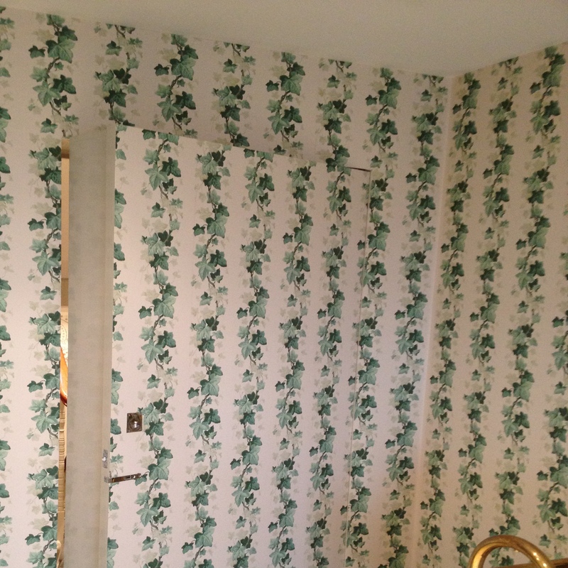 Expert luxury wallpaper hanging and professional lining paper application in NW London