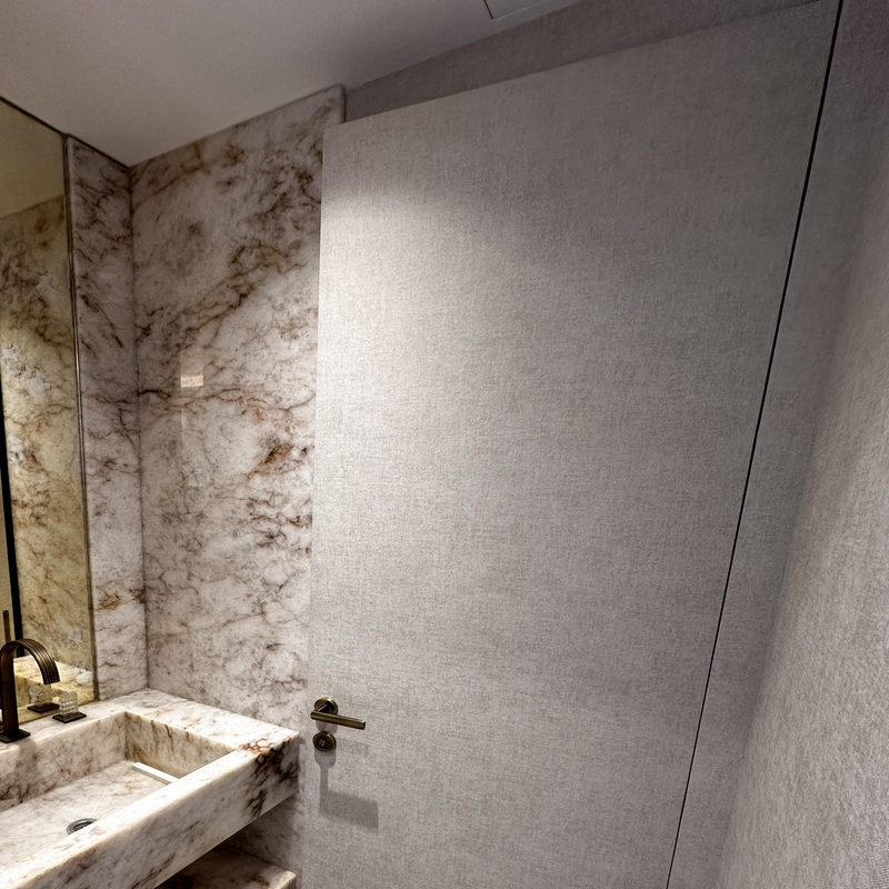 Expert luxury wallpaper hanging and professional lining paper application in NW London